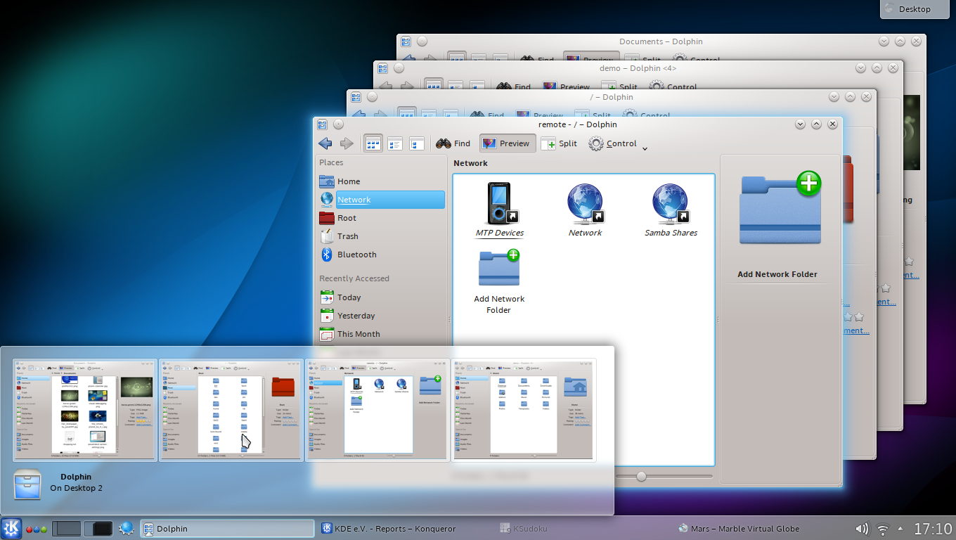 KDE's Dolphin File Manager