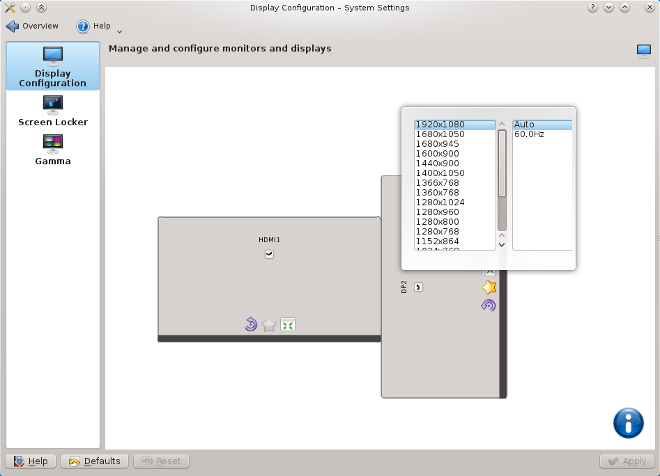 The new KScreen monitor handling