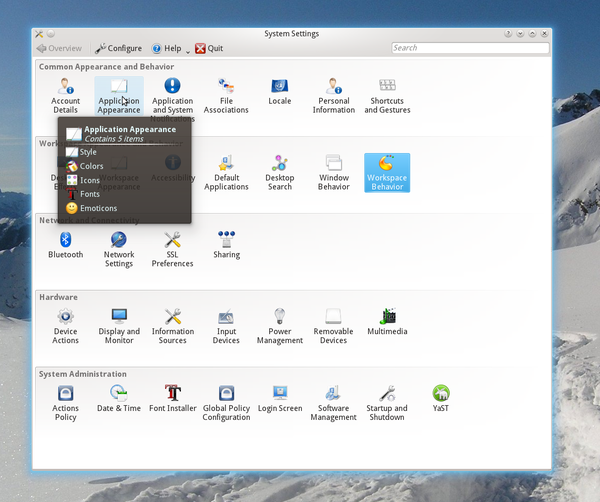 Платформа KDE 4.7