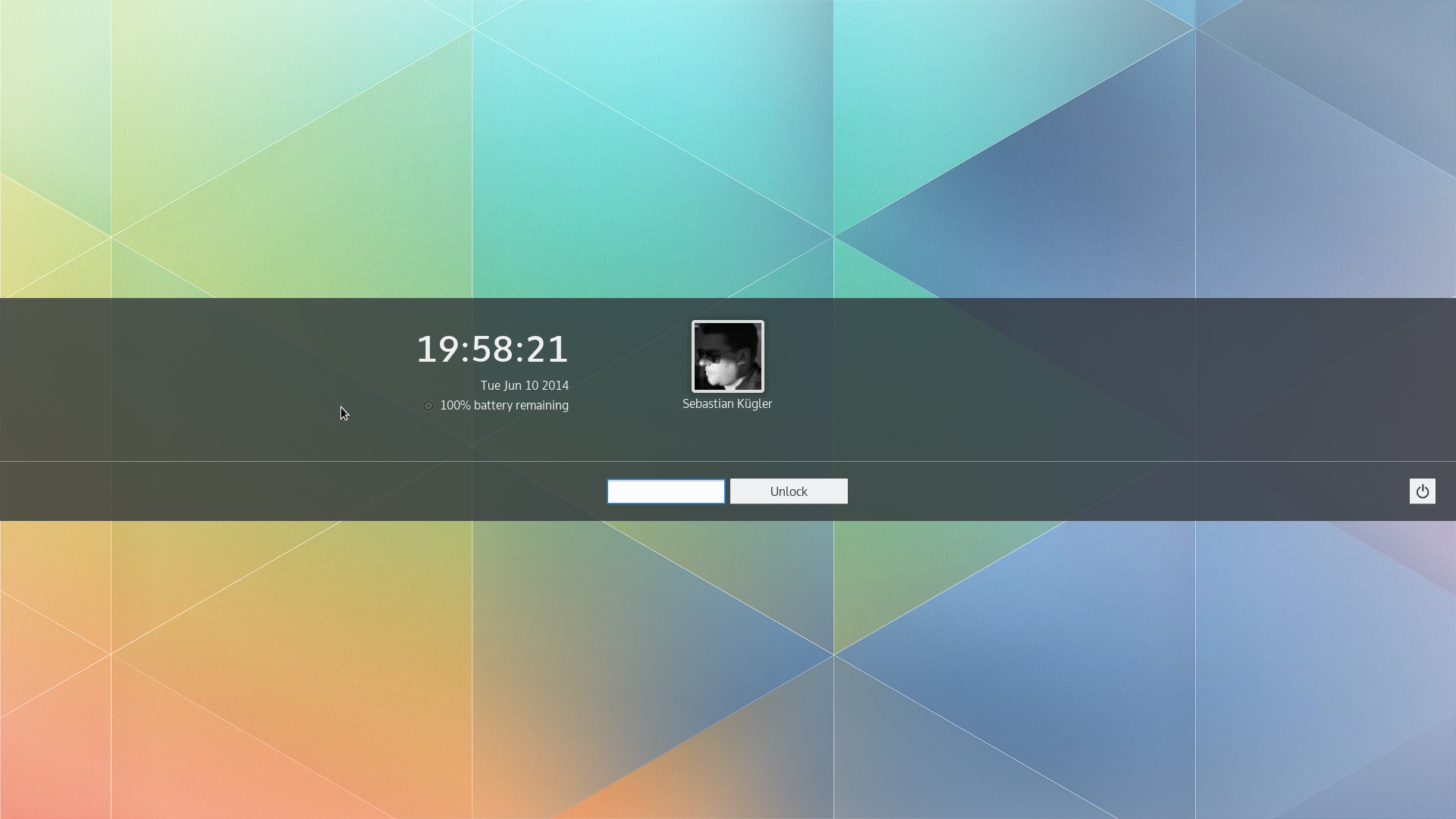 New lockscreen in Plasma 5