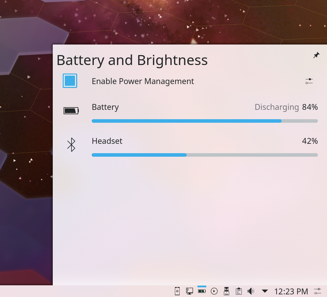 Bluetooth Battery Status