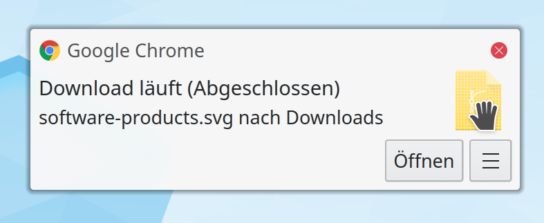 Draggable Download File Icon