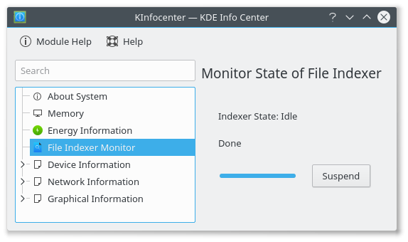 File Indexer Status