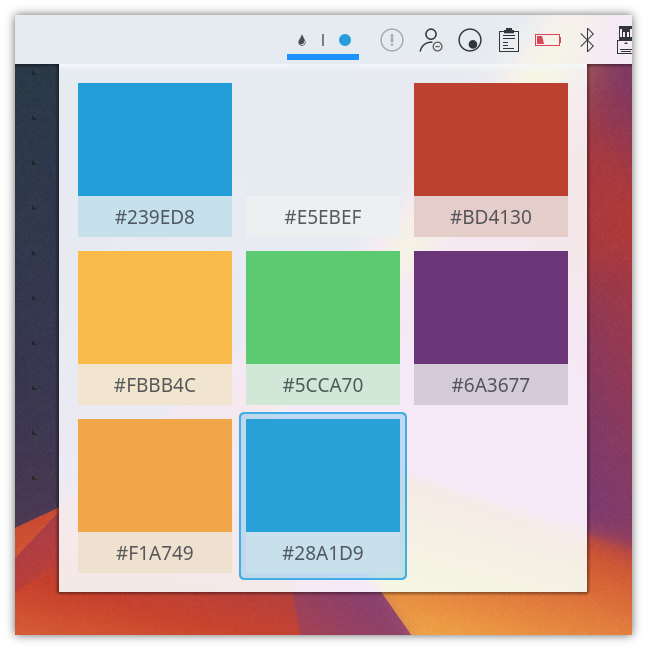 Color Picker Plasma Applet 