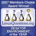 LinuxQuestions Award 2007