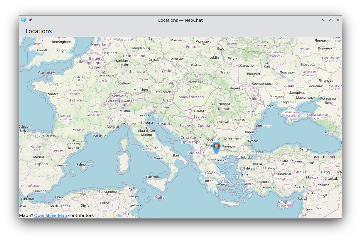 NeoChat map