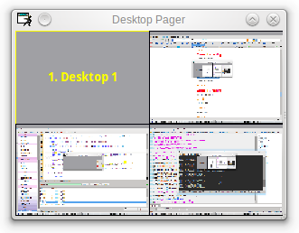 Screenshot of KPager